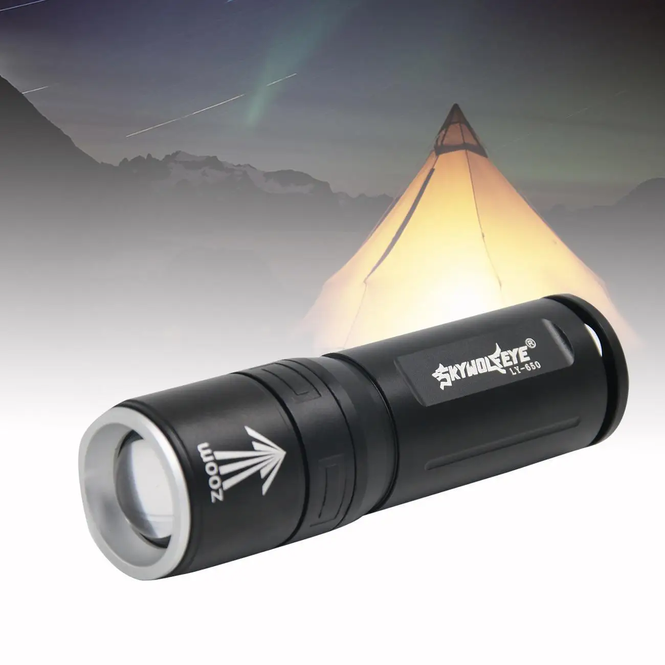 Q5 2000 люмен светодиодный мини фонарик яркий карманный тактический фонарь для