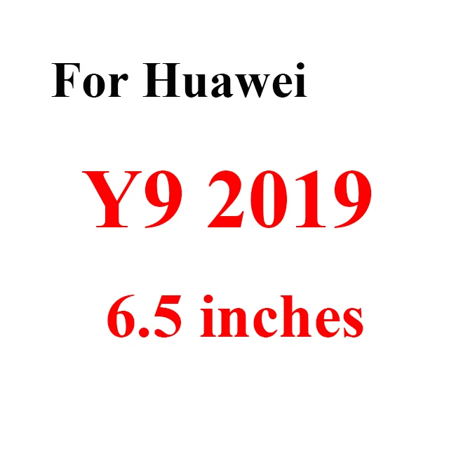 For Huawei Y9 2019 Защитное стекло для huawei Y6 Prime Y 3 5 6 7 9 Lite Pro Y3 Y5 Y7 Y9 Armor Verre защитный экран 9H - Цвет: For Huawei Y9 2019