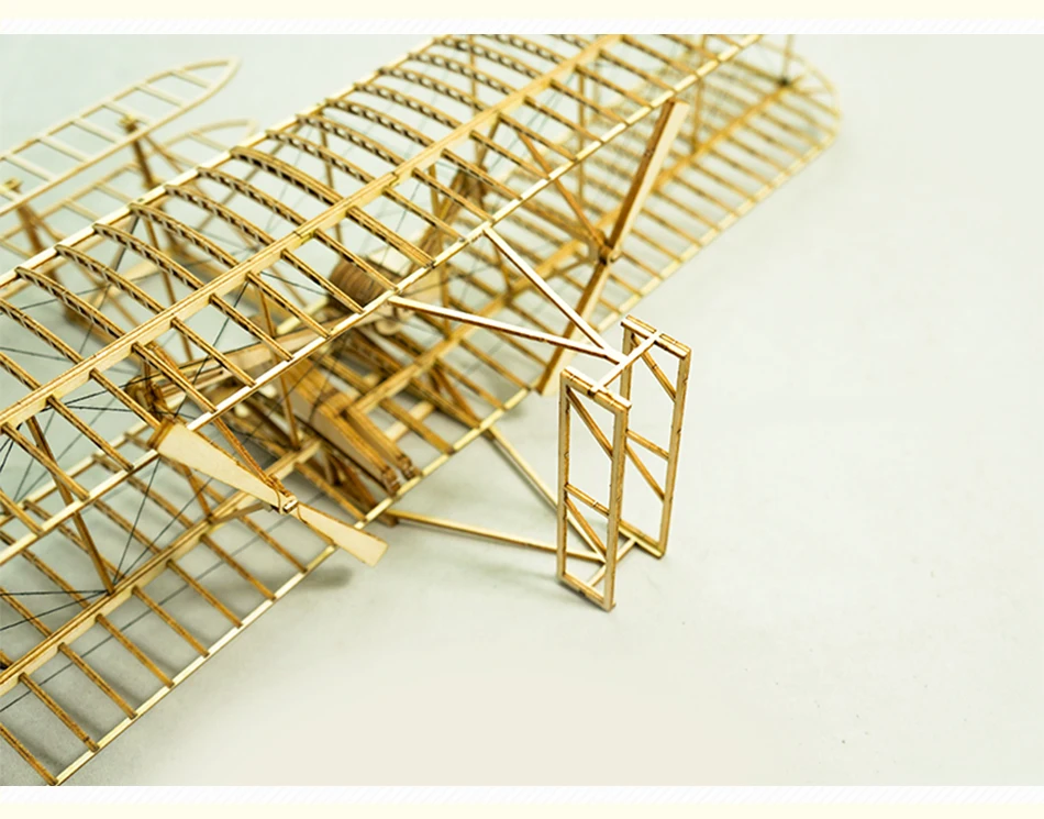 3D Набор для изготовления деревянных изделий-Wright Brothers Flyer модель самолета для создания, идеальная 3D деревянная головоломка DIY игрушка орнамент