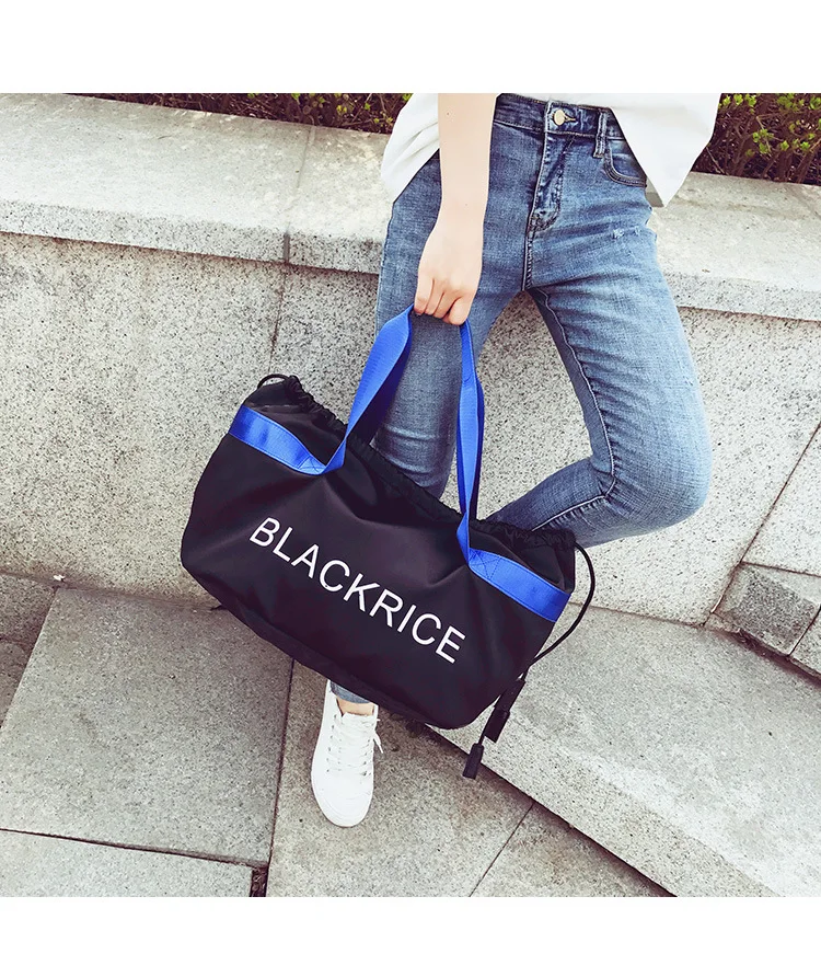 Письмо модный бренд Оксфорд Gym Bag для фитнес для женщин спортивная сумка чехол для мусора путешествия вещевой мешок женский