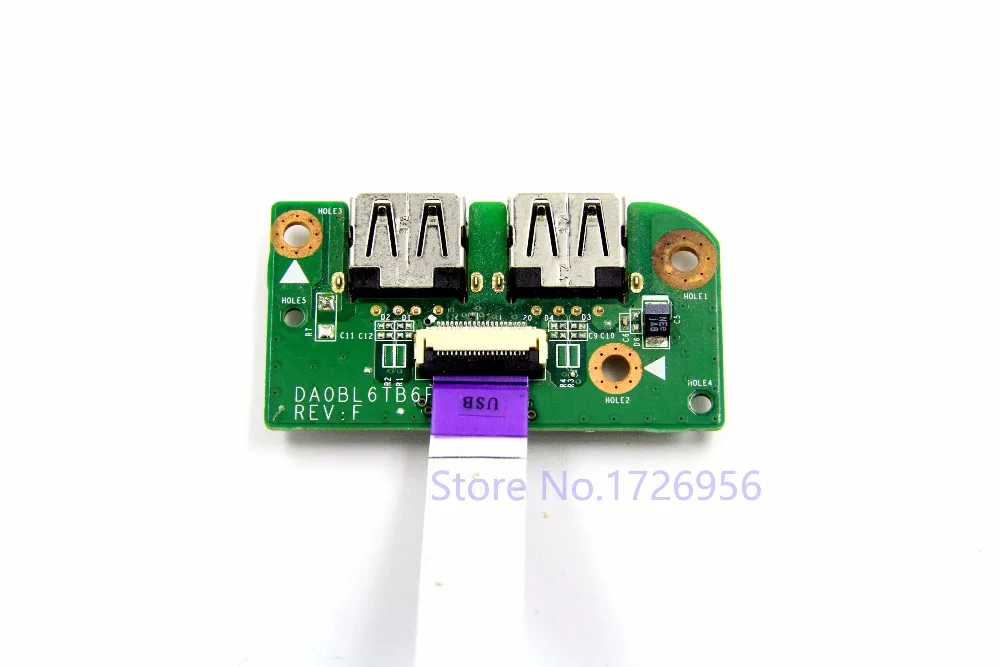 Для Toshiba для Satellite L650 L650D L655 L655D L750 L755 L750D серии двойной Usb порт плата DA0BL6TB6E0