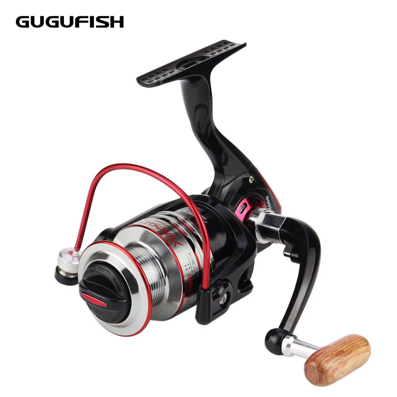GUGUFISH 10+ 1BB Высококачественная алюминиевая катушка с принтом, спиннинговая Катушка влево/вправо, серия 1000-7000 для морской/пресной воды