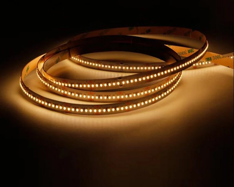 [Seven Neon]DC24V 5M IP20 10mm FPBC 240led/m 14 2110 Светодиодная лента супер яркая 90 CRI теплый белый