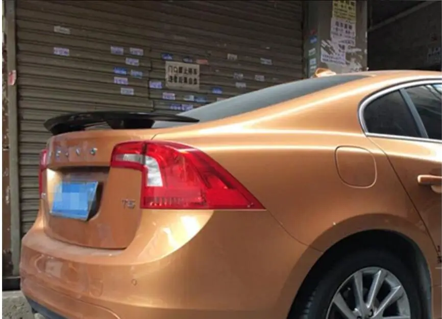 ABS заднего крыло багажника спойлер для VOLVO S60 S60L 2011 2012 2013 2014 2015 2016 2017 2018 2019