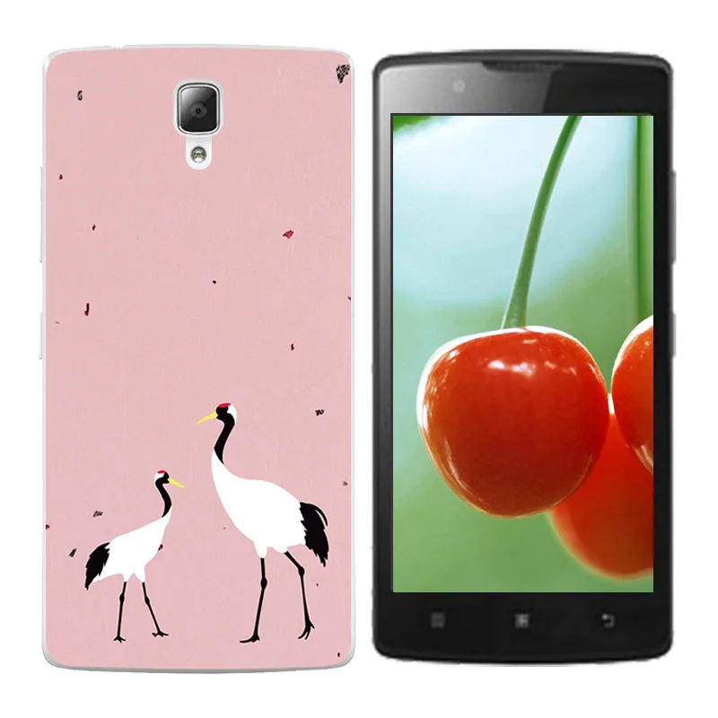 Soft Silicone Phone Case for Lenovo A2010 A 2010 4.5&quot Back Cover Botanic Printing Bags |