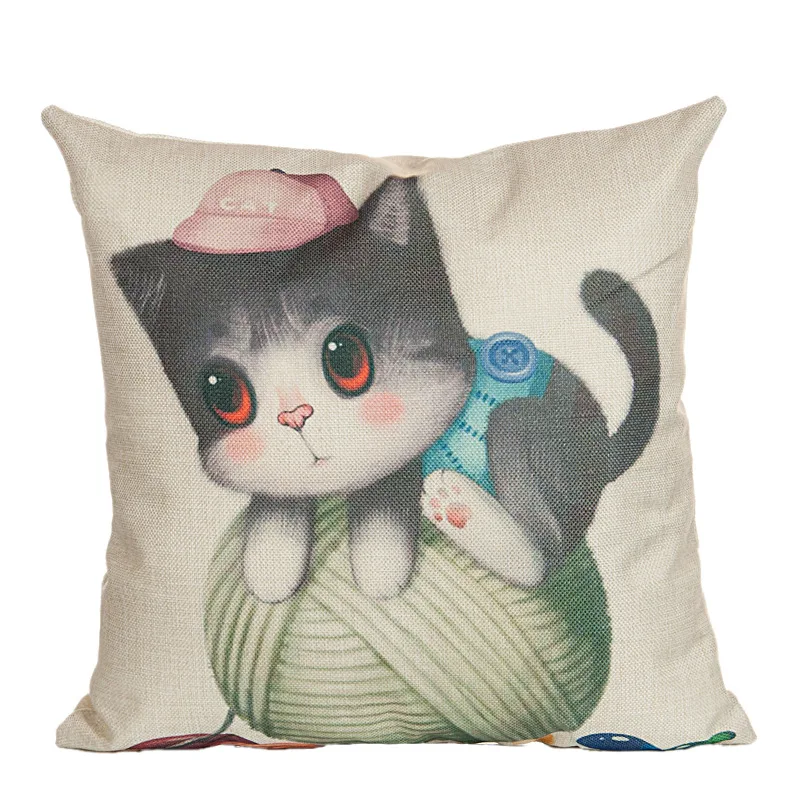 Наволочка из хлопка и льна с вышивкой 45 х45 см|cushion cover|cushion cover patternpattern cushion covers |