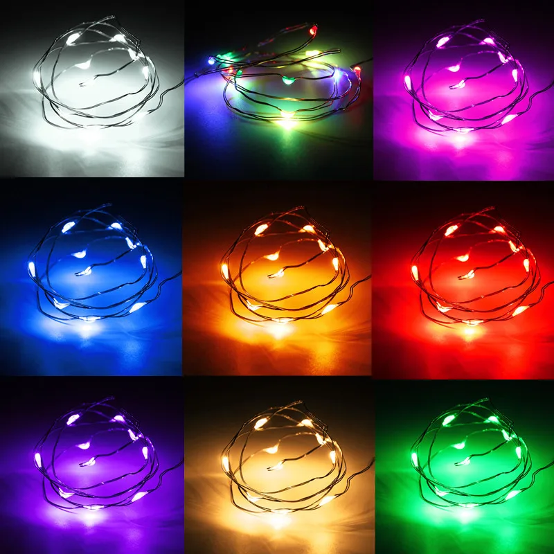 Мини-Водонепроницаемый Сказочный свет светодиодная гирлянда для рождественской