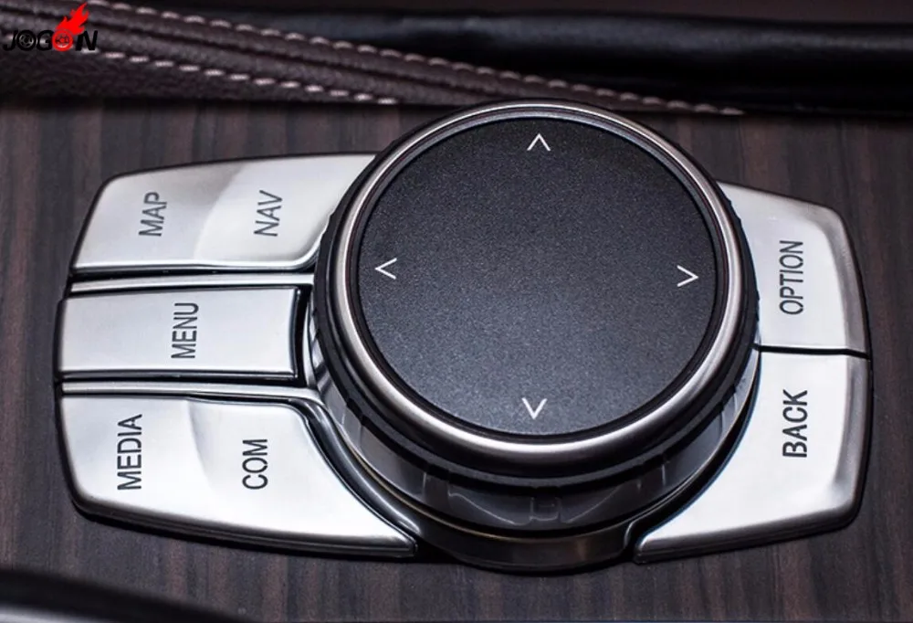 5 шт. АБС пластик iDrive крышка кнопки управления мультимедиа наклейка для BMW серии G30