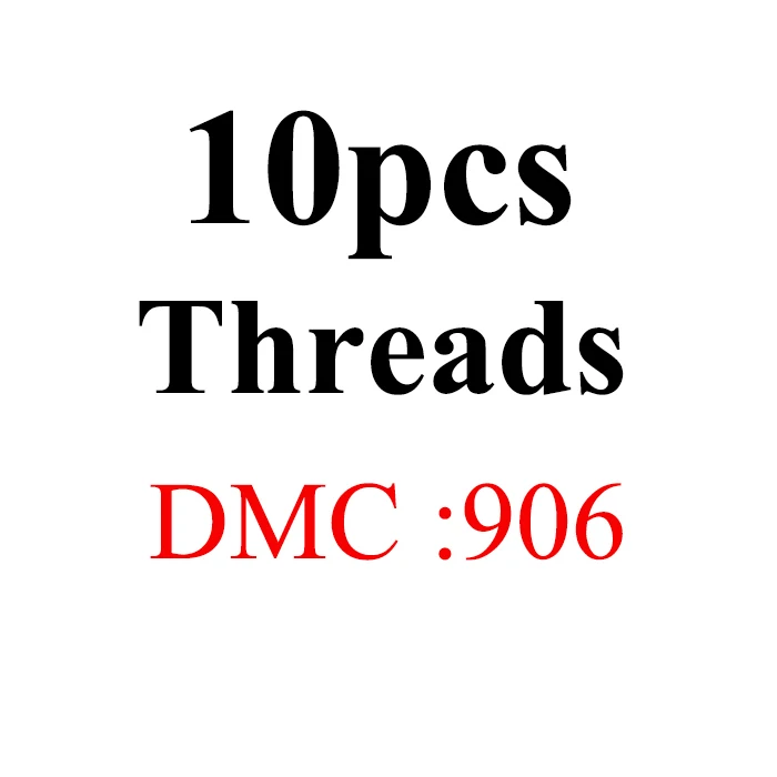 1.2m10pcs-DMC906 Golden Panno DIY DMC 893-926 вышивка нитью нитки 10 шт./лот 1,2 м Набор для вышивки крестом наборы для вышивки крестом 11,12 - Цвет: 1.2m10pcs-DMC906