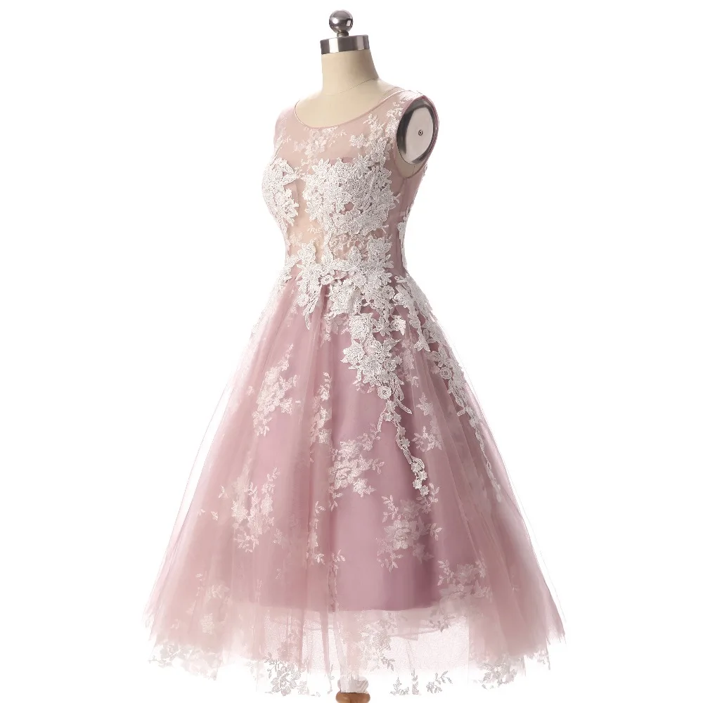 Скромные коктейльные платья трапециевидной формы 2017 винтажные Формальные