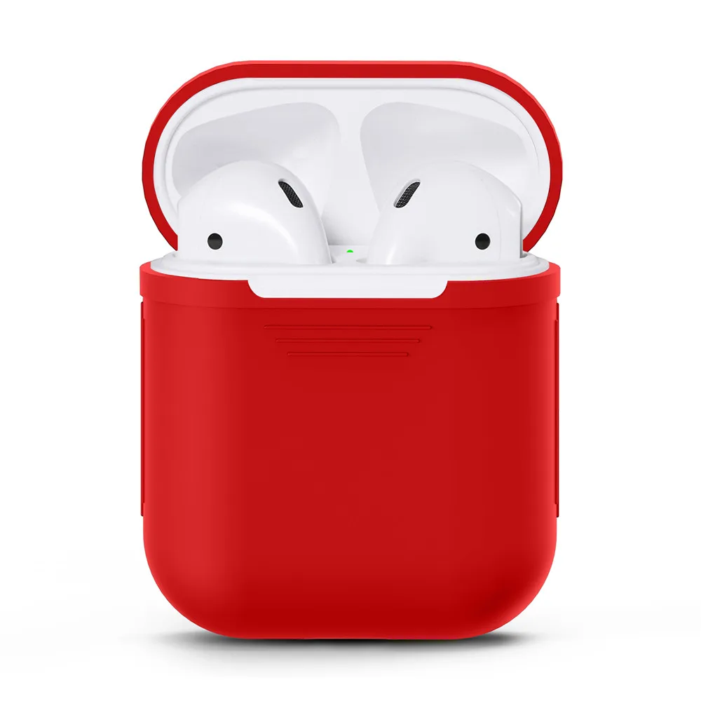Haissky Мягкий силиконовый чехол для Apple Airpods Air Pods Защитный противоударный