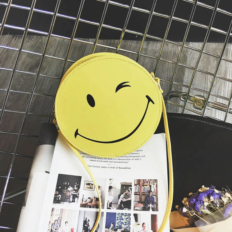 Супер-предложение повседневная Для женщин милой улыбкой Сумки известных брендов