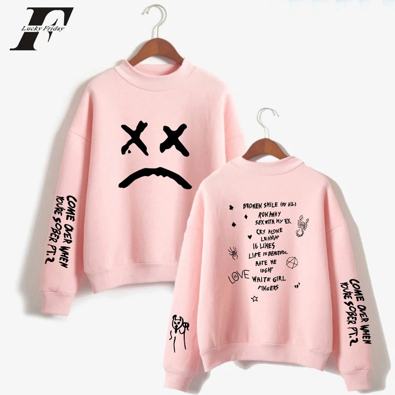 Толстовки с капюшоном и принтом в стиле K POP 2019 cry baby lil peep свитшоты для женщин