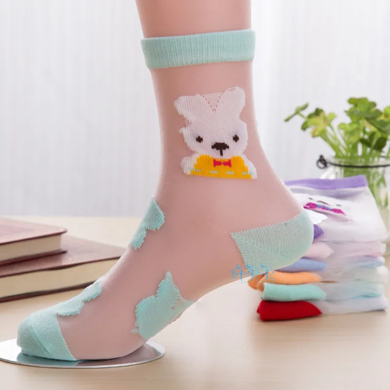 6 пар/лот Носки для девочек Детские сетчатые стильные носки с цветочным рисунком