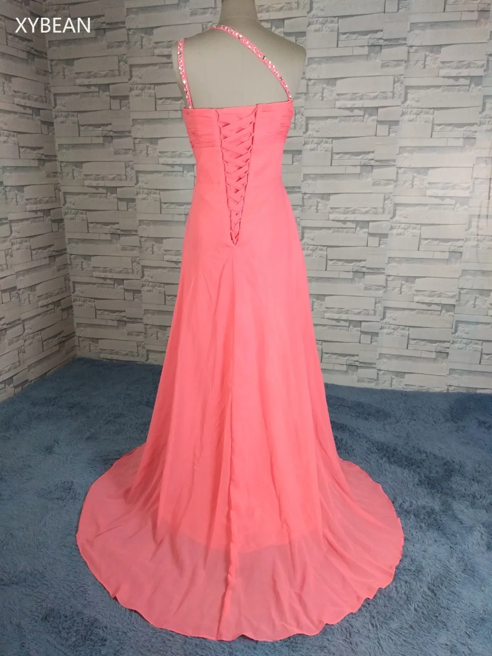 Бесплатная доставка! 2018 Новое поступление пляжное шифоновое вечернее платье с