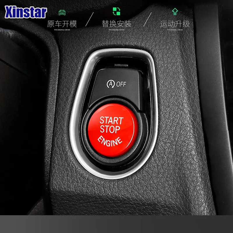 

ABS Motorsport M performance Car start Stop Engine Button sticker BMW NEW 1 3 5 7 X1 X3 X5 X6 series
