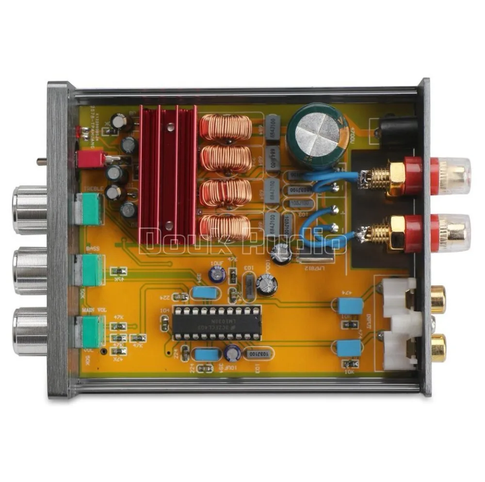 Новейший мини TPA3116 HiFi усилитель мощности стерео 2.0CH Настольный цифровой усилитель 50 Вт* 2 с высокими частотами и басами