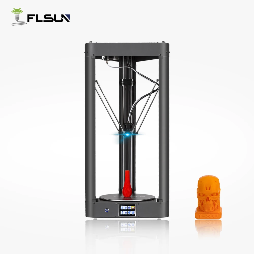 2019 решетчатое стекло FLSUN QQ-S 3d принтер все металлические большие размеры печати