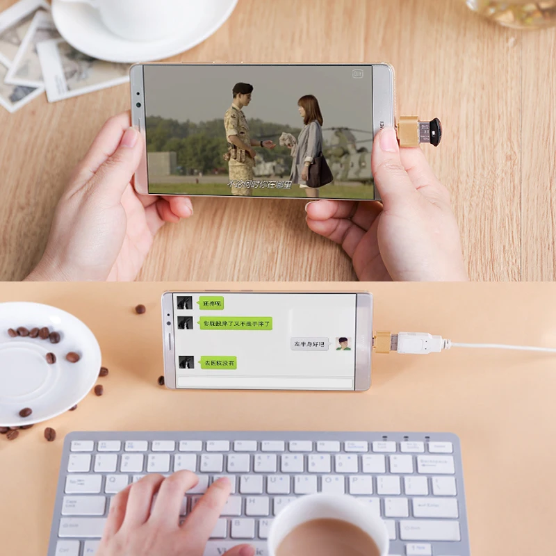 3 пакета микро USB OTG адаптер флэш накопитель ПК конвертер для Samsung Xiaomi Micro к кабель