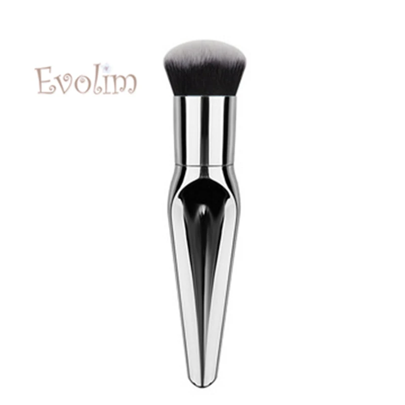 EVOLIM Pro 1 шт. макияж кисти в комплекте Gloden серебро высококачественный пластик для