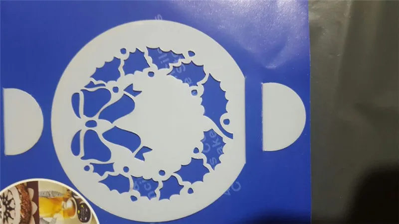 Рождественский кофе латте капучино бариста арт трафареты/торт Duster шаблоны