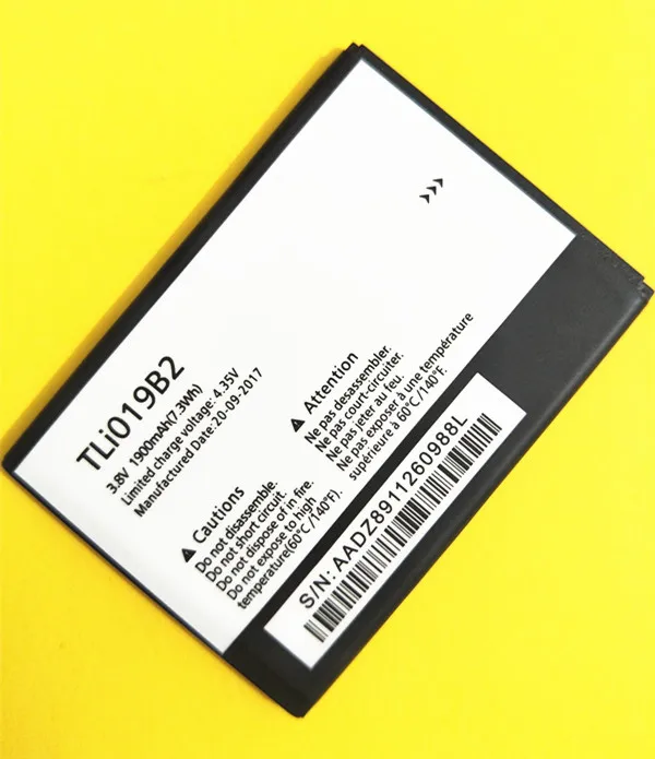Новый TLI019B2 TLi019B1 1900 мА/ч Батарея для ALCATEL one touch POP C7 OT-7041 7041D двойной OT991 6010 992D 916D