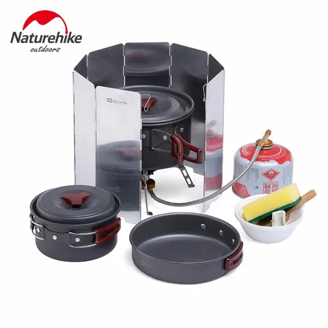 NatureHike NH15F008-B складная газовая плита для кемпинга 8 тарелок