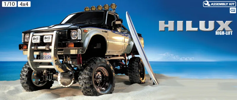 Набор скоростных грузовиков Tamiya 58397 1/10 EP RC Tooyota Hiilux High Lift 4x4 3|Детали и аксессуары| |