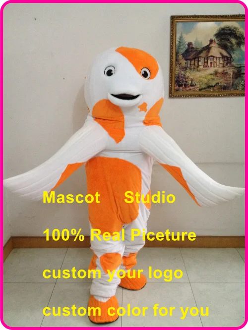 Костюм-талисман карпа в виде рыбы кои индивидуальный маскарадный костюм