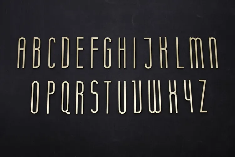 Декоративная табличка для домашней двери латунное письмо с металлическим