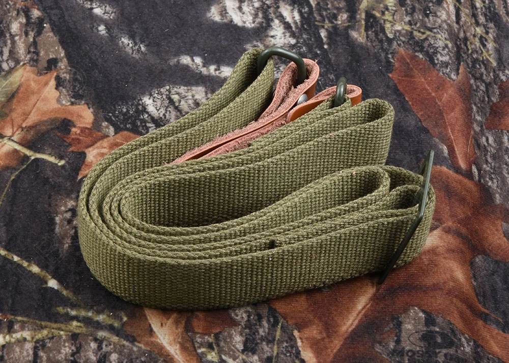Наплечный ремень из воловьей кожи и хлопка серии AK 47 74 M6272|gun sling hunting|hunting shootinggun |