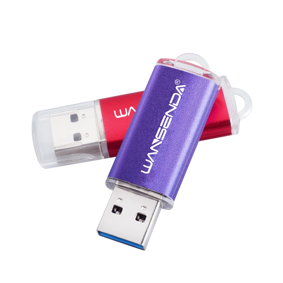 WANSENDA металлический флеш накопитель 128 ГБ 64 32 16 8 256 высокая скорость USB 3 0|USB