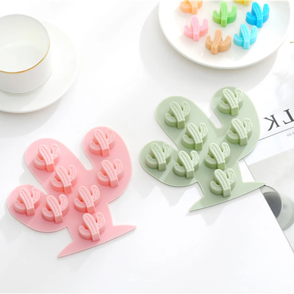 8 даже кактус силиконовые формы для торта DIY мультфильм 3D клейкий антипригарный