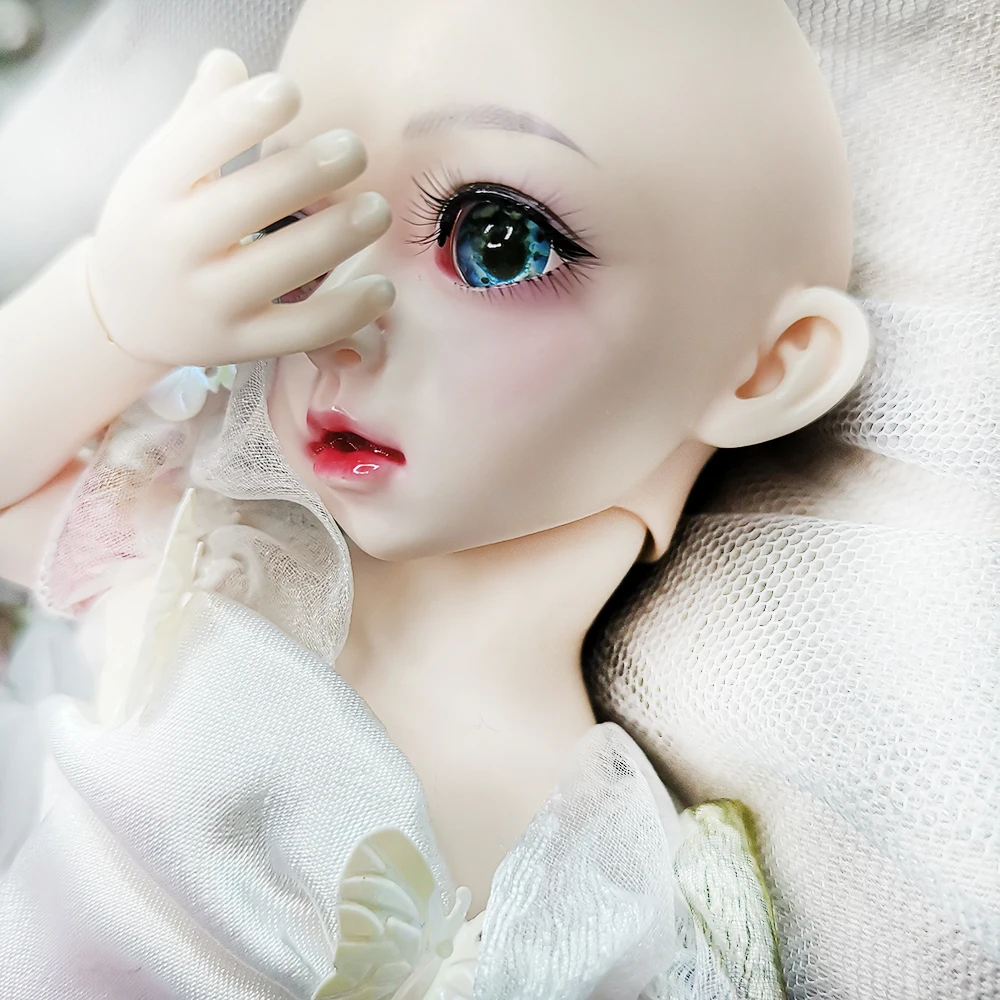 Глаза bjd 8 мм 10 12 14 16 18 20 22 синие лесные бездны акриловые кукольные Глазные яблоки 1/4