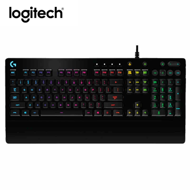 Оригинальный logitech G213 Проводная Механическая клавиатура игровой ноутбук Gamer
