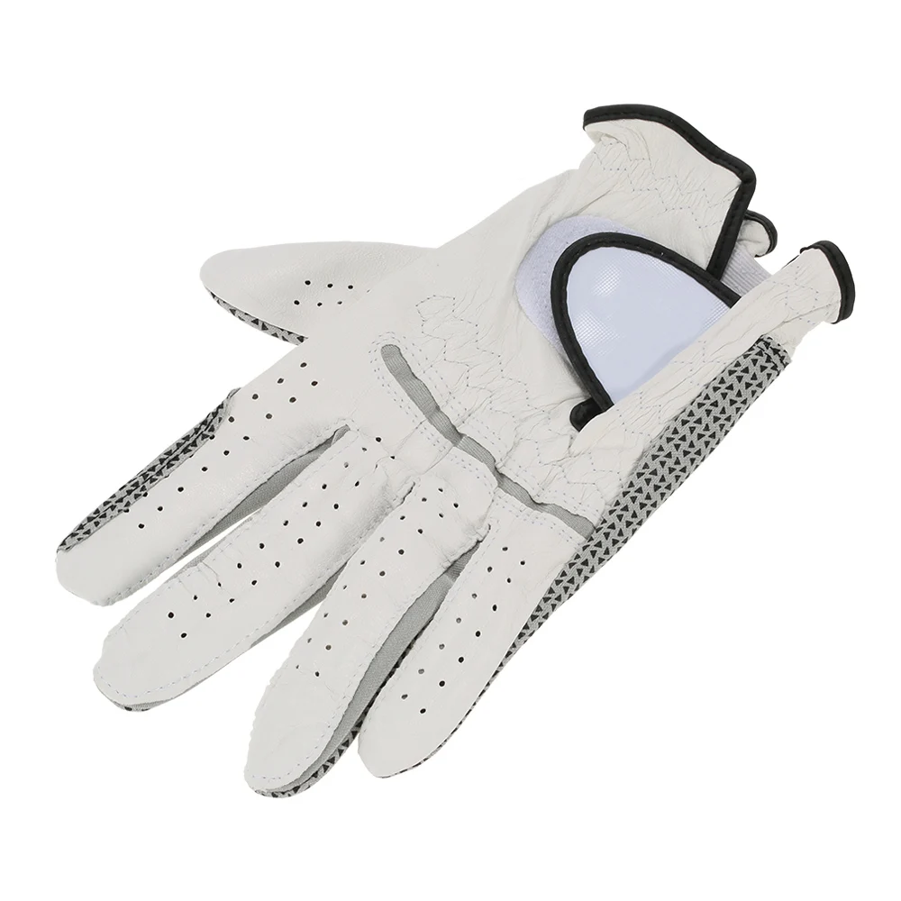 Кожаные мужские перчатки для гольфа левой руки мягкие дышащие из овчины