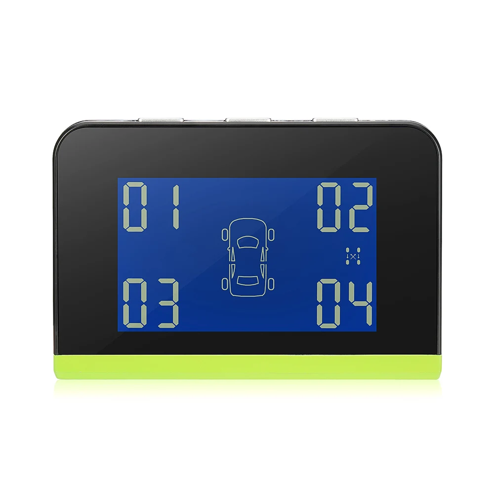 Солнечная мощность USB TPMS автомобильная система контроля давления в шинах 4 внешних внутренних датчика автоматическая система охранной сигнализации s давление в шинах
