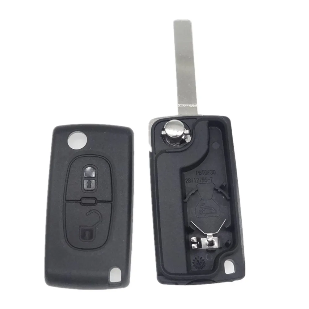 Чехол для автомобильного ключа AUTEWODE подходит PEUGEOT 107 207 307 206 306 607 чехол с