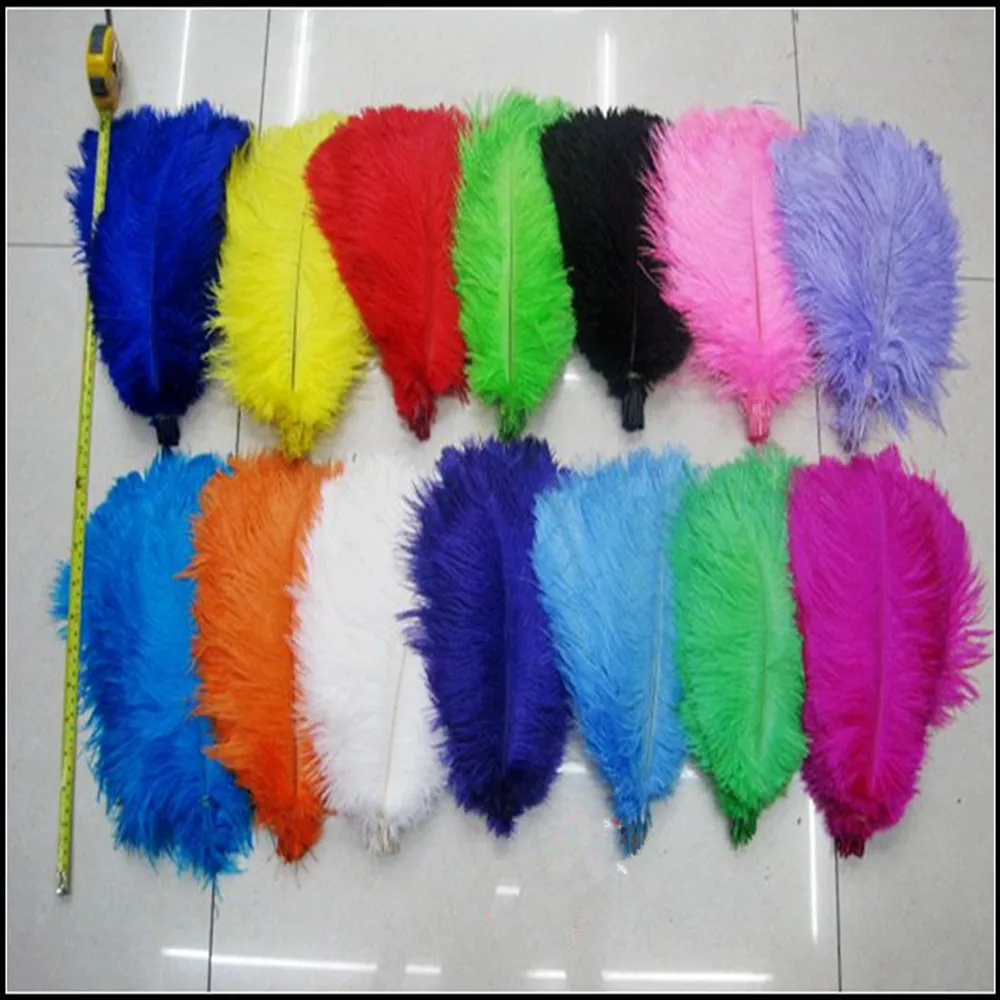 

45-50cm 18-20" ostrich feathers ostrich plumes ostrich plumage wedding centerpieces 50pcs/lot