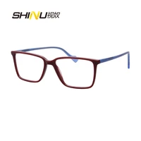hot sale square eyewear fashion ultra thin acetate frame eyeglasses female male spectacle frame clear lens optical glasses sh044