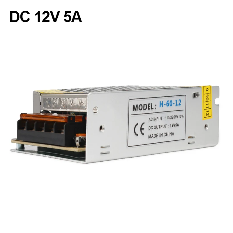 12 V Питание DC12V блок 1A 2A 3A 5A 8A 10A 15A 20A 30A трансформатор переменного тока 110V 220V DC/DC 12 вольт 12В Светодиодный драйвер для Светодиодные ленты