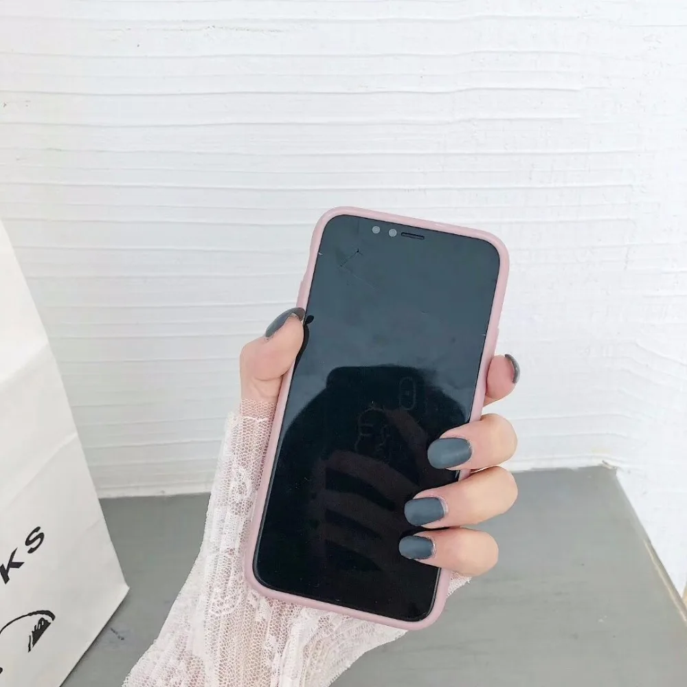 PGSD милый мультфильм голова скульптура мобильный телефон оболочка для iphone XS MAX XR