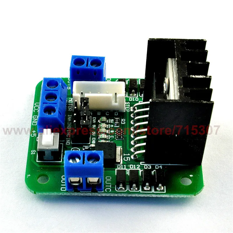 PHISCALE 1 piece L298N motor driver board module dual H bridge DC stepper drive for Arduino | Обустройство дома