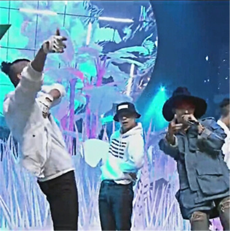 Толстовка с капюшоном от bigbang kpop для концерк-поп альбома Zhi-Длинный топ длинными