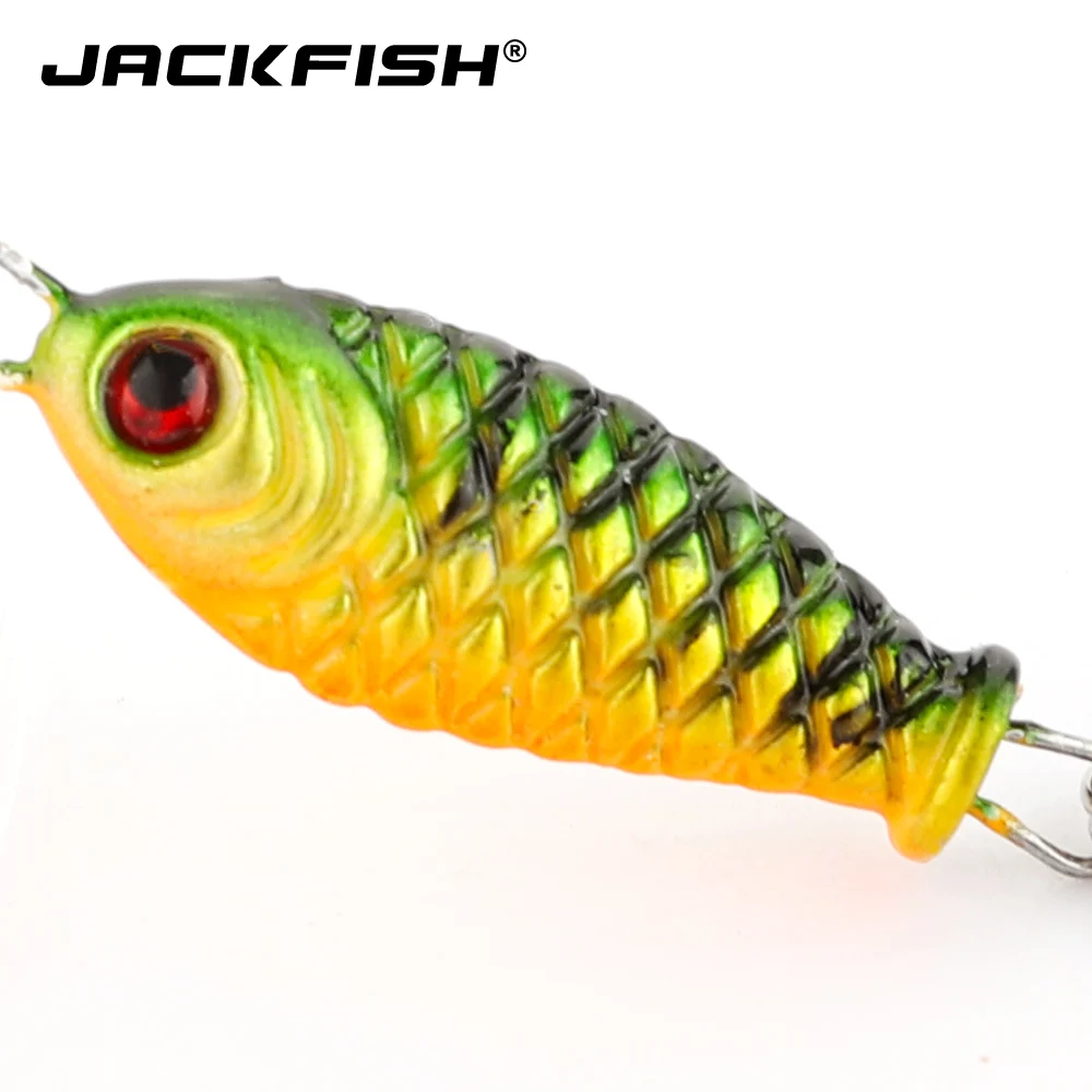 JACKFISH жесткая рыболовная приманка 4 шт./лот свинцовые жесткие приманки с тройным
