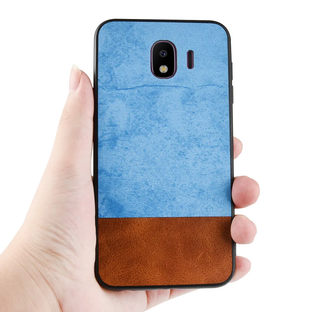 Ткань ретро кожаный чехол для samsung Galaxy S10 плюс телефон случаях S10E S9 S8 A10 A20 A30 A40 A50 A70