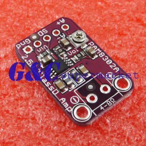 PAM8302 2 5 W класса D аудио усилитель Raspberry Pi top|pi top|raspberry pipi raspberry |