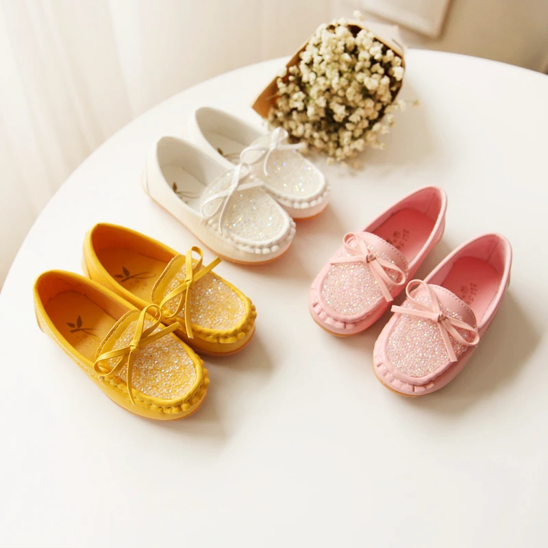 2017 новая весенняя детская обувь в Корейском стиле принцессы для девочек горошек |