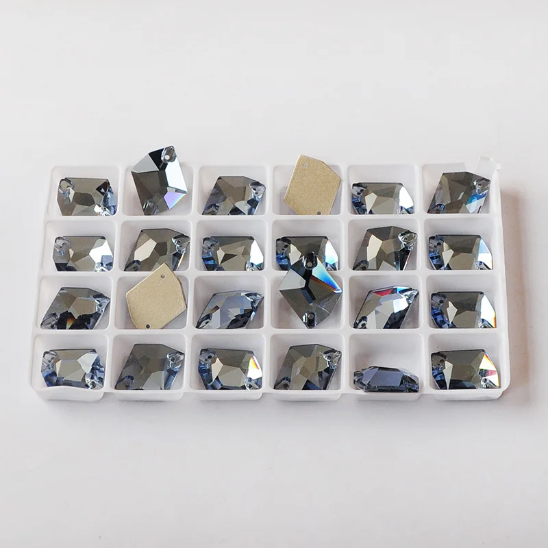 

Crystal Light Sapphire Strass Wholesale Sew On Rhinestones Sewing DIY Strass For Dress Making Jewelry Garment Decoration