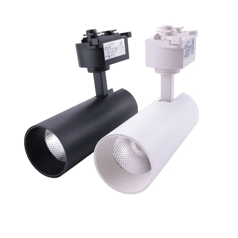

LED Track Rail Light Spot Lamp COB Bright Spotlights 20W 30W AC 220V 240V Warm white Cold white for Clothing Shop Hotel CE ROSH